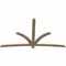 Ekena Millwork Davenport Rough Sawn Timber Gable Bracket, Douglas Fir, 96"W x 56"H x 2"D x 4"F, 14/12 Pitch GBW096X56X0204DAV00RDF - alternate 4
